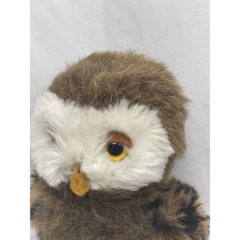 Vintage Dakin Brown Spotted Owl Plush Bean Filled 8”Stuffed Animal Toy 1980 - Picture 11 of 13